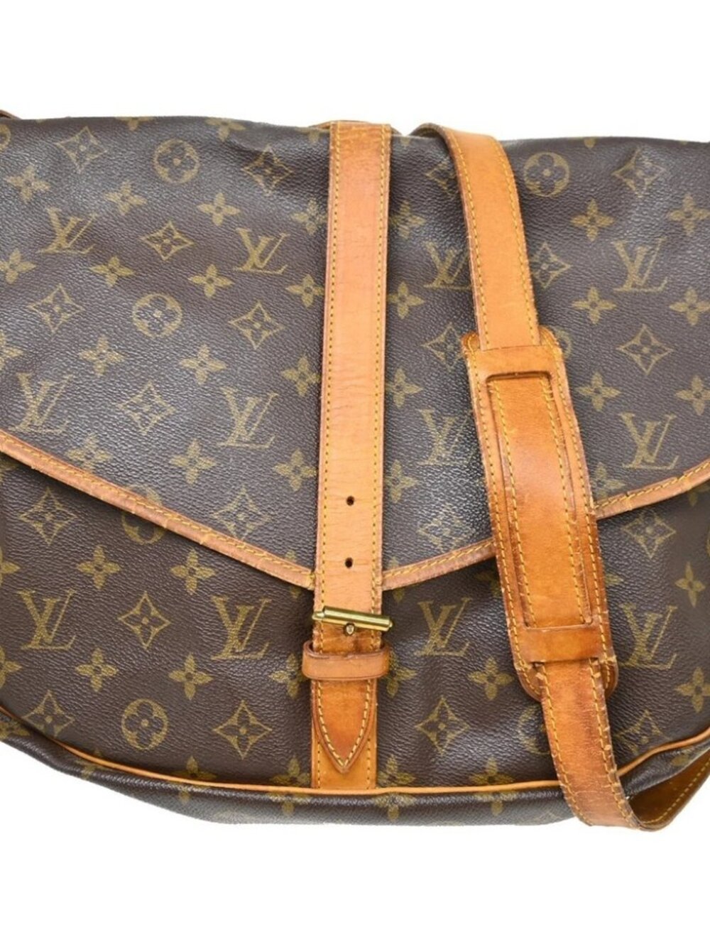 LOUIS VUITTON SAUMUR 35 SHOULDER BAG MONOGRAM